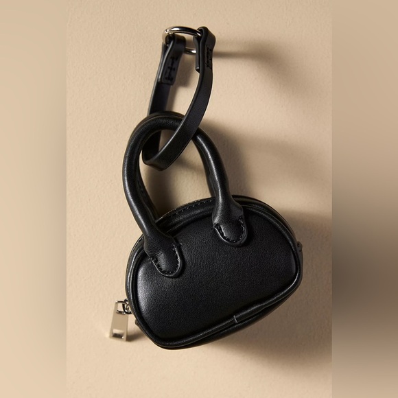 NWT Anthropologie Mini SLG Bag Charm | Keychain | Vegan Leather | British Tan - Picture 12 of 15